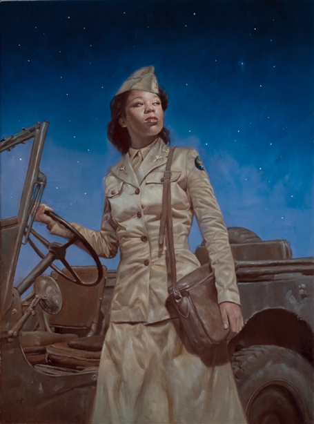 Chris Hopkins - Oil Painter - Tuskegee Airmen - A Night In December Chris Hopkins - Oil Painter - Tuskegee Airmen - A Night In December